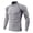 Grey, variant on RKSTN Mens Compression Shirt Running Tight Training T-shirt Outdoor Sports Long-sleeved High-stretch Quick-drying Fitness Blouse