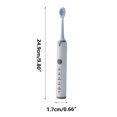 thumbnail image 2 of EGNMCR Household Vibrating Soft Bristle Toothbrush, Tooth Flusher, Rechargeable Automatic Adult Electric Toothbrush Electric brush, 2 of 2
