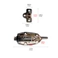 thumbnail image 4 of Xnrtop Freezer Door Flush Mounted Walk in Latch Handle, 145mm, Silver Tone, 4 of 4