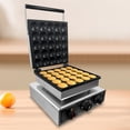 thumbnail image 1 of GloryStar 25PCS Mini Dutch Pancake Maker, Commercial Electric Nonstick Waffle Maker Machine, 110V for Home and Restaurant Use, 1 of 8