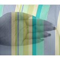 thumbnail image 3 of oneOone Tissu en Viscose Chiffon Imprimé à Rayures Multicolores au Mètre 42 Pouces de Large, 3 of 3