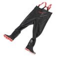 thumbnail image 2 of Bootfoot Wader,Chest Wader PVC Lightweight Fishing Chest Wader Fishing Wader Smart Functionality, 2 of 7