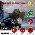 thumbnail image 1 of Krator 14" (35.5 cm) Universal Motorcycle Windshield Windscreen Compatible With Suzuki GS 400 All Models (1977-1978), Smoke, 1 of 6