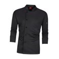 thumbnail image 3 of Bunblic Chef Coat Breathable Long Sleeve for Kitchen Work Uniform Food Service Hotel XL, 3 of 8