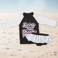 thumbnail image 1 of Toddler Girls Rash Guard Bathing Suits Hawaiian Ruffle Sun Protection Long Sleeve Baby Girl Bathing Suit 3-4 Years Girls Clothing, 1 of 3