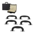 thumbnail image 1 of 5pcs Plastic And Iron Handles With Screw For Tool Boxes,   Pull And Drag Handles For Cases Cabinets Suitcase Luggage Trunk Guitar Musical Box, 1 of 8