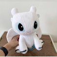 thumbnail image 1 of How To Train Your Dragon Plush Toy Toothless White Dragon 25cm Stuffed Doll, 1 of 2