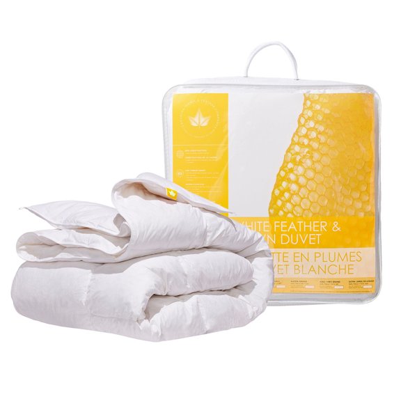 Canadian Down & Feather Company White Feather & Down Duvet All Season Weight