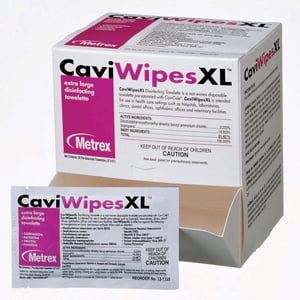 Caviwipes XL Disinfecting Paquets de serviettes 50/Box