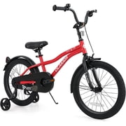 OLAKIDS Kids Bike, 12 14 16 18 Inch Toddlers Bike with Training Wheels Safety Bell Adjustable Seat and Handlebar, Handbrake and Coaster Brake, Children's Bicycle for Boys Girls