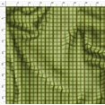 thumbnail image 4 of Soimoi Green Heavy Canvas Fabric Check Check Printed Fabric 1 Yard 58 Inch Wide, 4 of 5