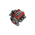 thumbnail image 1 of Yinanstore Miniature Engine Model ,Ornament ,1:64 Scene Decoration, Realistic Workshop Equipment Workshop Repair Prop Garage Scene Model Style F, 1 of 8