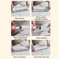 thumbnail image 2 of Food Wrapper Box Food Wrapping Film Dispenser Plastic Wall Hanging Preservative Film Storage Box, 2 of 9
