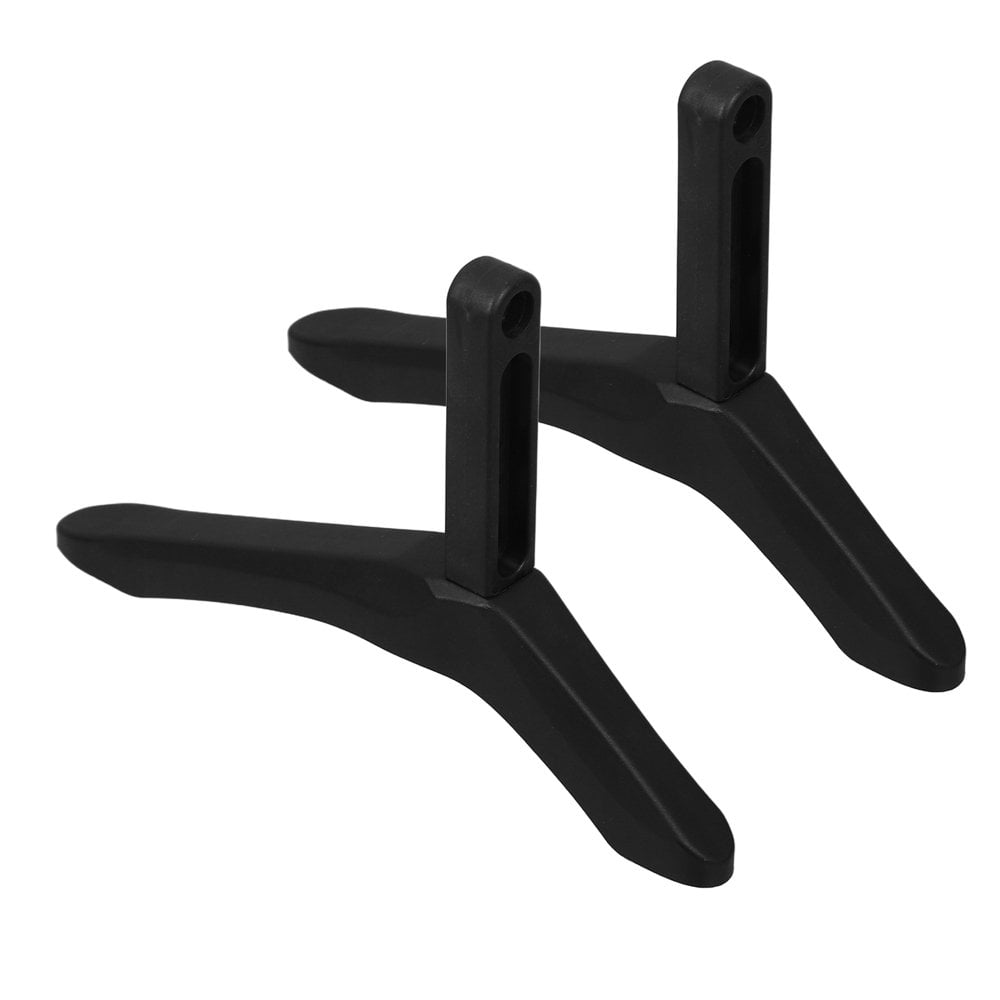 SNNROO 1 set TV Stand Base Table TV Stand TV Pedestal Feet TV Mount TV Holder TV Leg Brackets TV Feet Stand for Bedroom Living Room Black