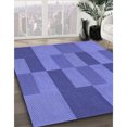 thumbnail image 3 of Ahgly Company Machine Washable Indoor Rectangle Transitional Blue Area Rugs, 4' x 6', 3 of 7