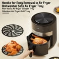 thumbnail image 1 of LOVEVER 6QT Air Fryer Crisping Tray - Nonstick Air Fryer Grill Pan with Crisper Plate Tray Rack Shelf Grid for Gourmia Models, 1 of 7