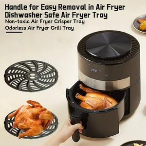 EASTIN 6QT Air Fryer Crisping Tray - Nonstick Air Fryer Grill Pan with Crisper Plate Tray Rack Shelf Grid for Gourmia Models