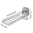 thumbnail image 3 of Folding Hanger Portable Travel Space Saving Five Hole Wall Hanging Clothes Rack for Home Balcony Drying, 3 of 8