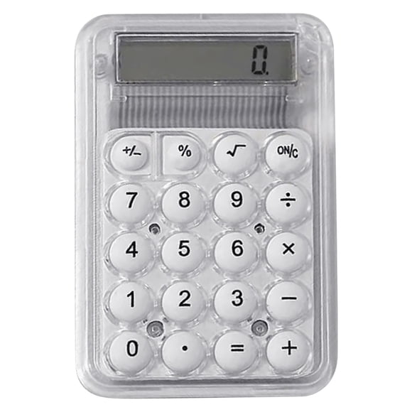 Mechanical Calculator 8 Digit LCD Display Handheld for Office