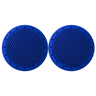 Oliegs Heated Blanket Car Cup Holder Cup Mat, 2 Pack 2.75 Inch Diameter Non-Slip Universal Insert Cup Mat Chocolate