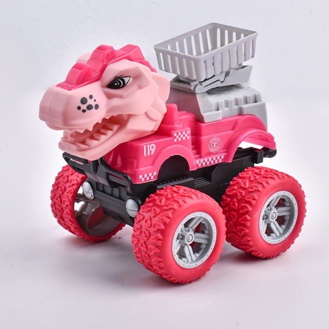 Cameland Educational Children's Toy Car Dinosaur Engineering Vehicle Press And Go Excavator Boy's Gift
