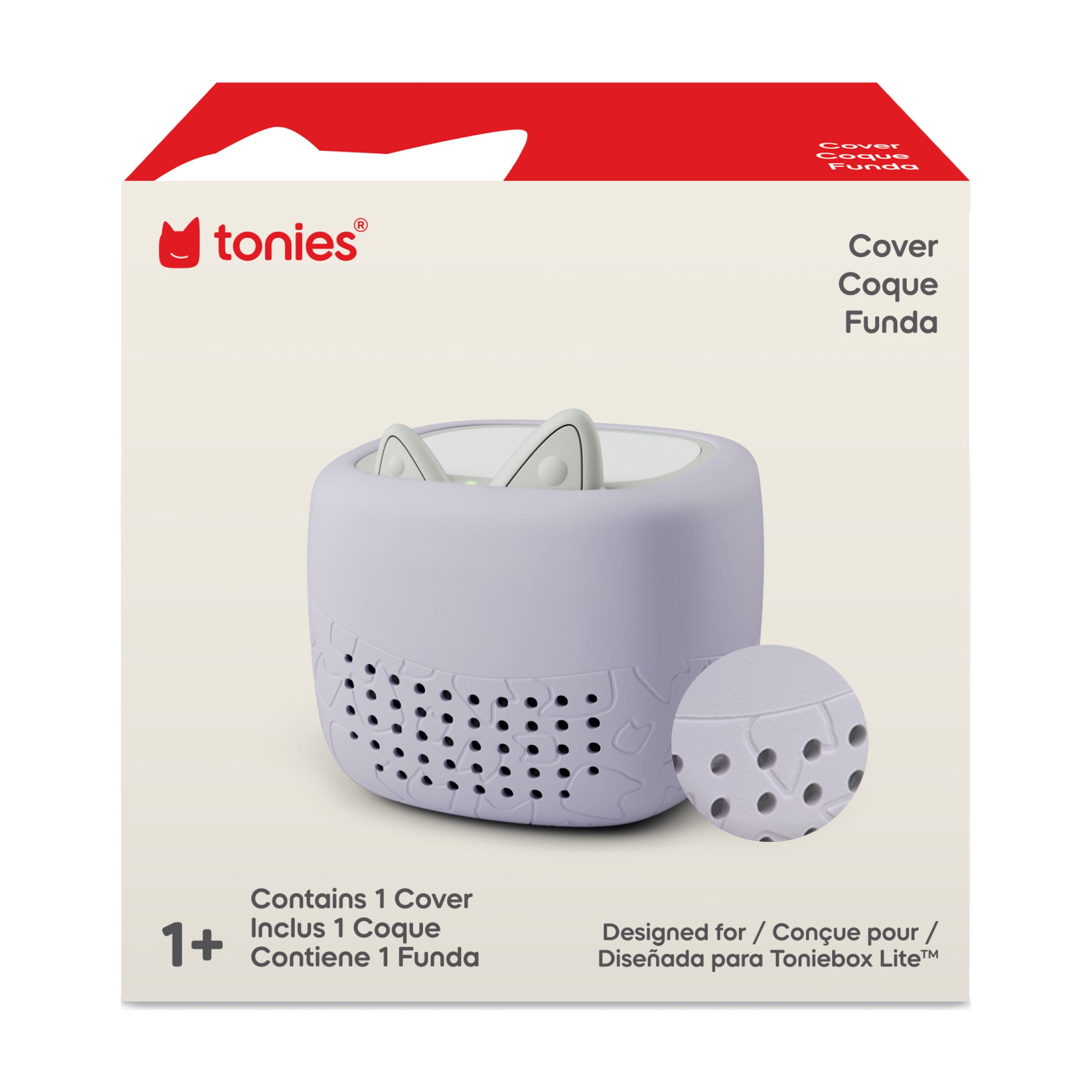 tonies Housse Toniebox Lite – Mauve Pastel