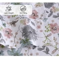 thumbnail image 3 of RUVANTI Draps 100 % Coton – Parure de Lit en Percale pour Lit Simple, Motif Floral Rafraîchissant et Respirant, Résistants et d'Une Douceur et d'Un Confort Exceptionnels, Bonnet de 40 cm, Ensemble 3 Pcs, Motif Pissenlit., 3 of 8