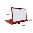 thumbnail image 3 of HOARBOEG 3 Times Mobile Phone Amplifier, Portable 10'' Screen Magnifier, Acrylic Screen For Watching Games Movies, 3 of 6