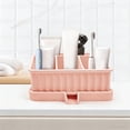 thumbnail image 1 of EGNMCR Bacs de Rangement, Conteneurs de Rangement Silicone Brosse à Dents Dentifrice Boîte de Rangement Rack Salle de Bain Étagère de Rangement Ensemble de Lavage Salle de Bain Produit de Beauté Boîte de Rangement Silicone, 1 of 6