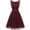 Wine, variant on Bigersell Short Lace Wedding Dresses Knee Length Deals Female V-Neck Sleeveless Knee Length Cocktail Dress Style D-11 Wedding Guest Dress Regular Summer Dresses , Beige XXL