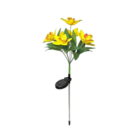 Lampes Solaires Extérieures Lampes Solaires en Forme de Fleur Extérieures, Lampes Décoratives de Jardin à Fleurs Solaires Lumières Led Paysages Piquet Allumage/extinction Automatiques Lumineuses jusqu'à 8 H Lampes Solaires Extérieures de Jardin