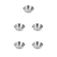 thumbnail image 3 of maskred Stainless Steel Condiment Sauce Cups Durable And Easy To Clean Any Occasion Dipping Bowl Multifunctional 8cm锛坰anding锛?5Set, 3 of 6