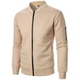 thumbnail image 2 of LOVZFMLL Men's Golf Jacket Lightweight Casual Zip Up Waffle Jackets Spring Fall Golf Coats Outerwear with Zipper Pockets, 2 of 5