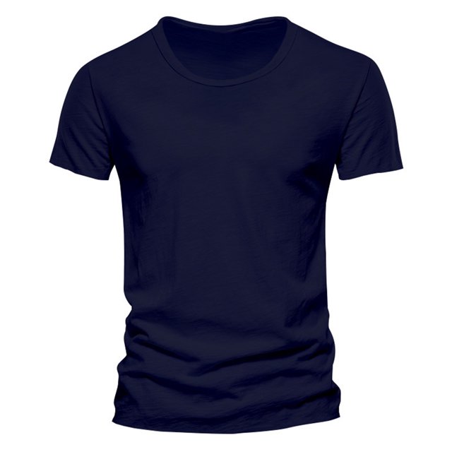 adviicd T-Shirts pour Hommes T-Shirt à Paillettes Manches Courtes Col Rond Fête Haut Marine,L