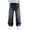 Blue, variant on Zanarzt Boys Baggy Jeans Kids Loose Boys Jeans Spring Fall Teenagers Fashionable Ripped Jeans Straight Leg Pant Child,11-12 Years
