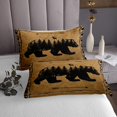 thumbnail image 3 of Erosebridal Wild Bear Quilt Sets for King Size Bed, Rustic Hunting Bed Set, Tree Branches Decor 3-Piece, 3 of 5