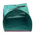 thumbnail image 1 of Large Capacity Outdoor Gardening Leaf Collector Dustpan Type Yard Waste Storage Container with Bracket and Rain Proof Design, 1 of 6