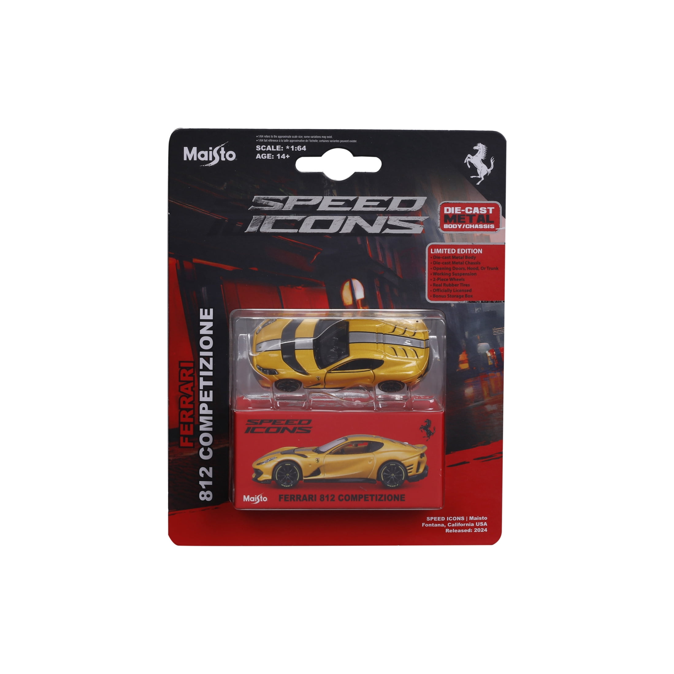 Maisto 1:64 Speed Icons – Véhicule moulé sous pression à l’échelle 1:64, 1 unité (modèles pouvant varier)