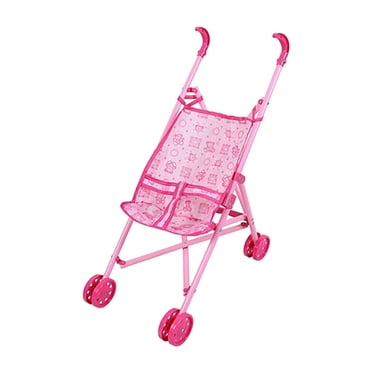 Pretend Play Foldable Doll Stroller Toddler Learning Toy Girls' Imagination Booster