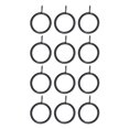thumbnail image 2 of Metal Curtain Rings Hanging Hooks for Curtains Rods Pole Voile Heavy duty Rings, 2 of 10