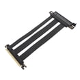 thumbnail image 1 of PCIe 4.0 Riser Cable, PCIe 4.0 X16 High Speed Flexible Extender Card Extension Port 180 Degree Adapter GPU Extension Cable for RTX 4090 Ti for 8900 Xt, 1 of 7