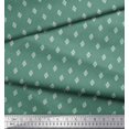 thumbnail image 2 of Soimoi Poly Georgette Fabric Dot & Geometric Ethnic Print Fabric by The Yard 52 Inch Wide, 2 of 3