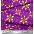 thumbnail image 3 of Soimoi Poly Georgette Fabric Dot & Floral Decorative Print Fabric by the Yard 52 Inch Wide, 3 of 3