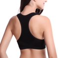 thumbnail image 3 of Wuffmeow Women Absorb Sweat Top Sports Bra Mesh Breathable Bra, 3 of 4
