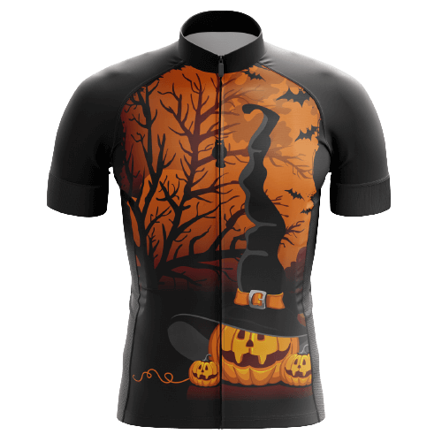 Maillot de Cyclisme pour Hommes Halloween Forest - S