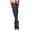Dark Gray, variant on XIAQUJ Girls Ladies Women Keep Warm Thigh High Over The Knee Socks Long Cotton Stockings Lace Knit Warm Stockings Stockings Black One Size