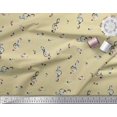 thumbnail image 3 of Soimoi Viscose Chiffon Fabric Notes Musical Instrument Print Fabric by The Yard 42 Inch Wide, 3 of 5