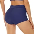 thumbnail image 3 of zanvin Bas de Bikini Taille Haute pour Femme Bas de Maillot de Bain, Navy, TG, 3 of 4