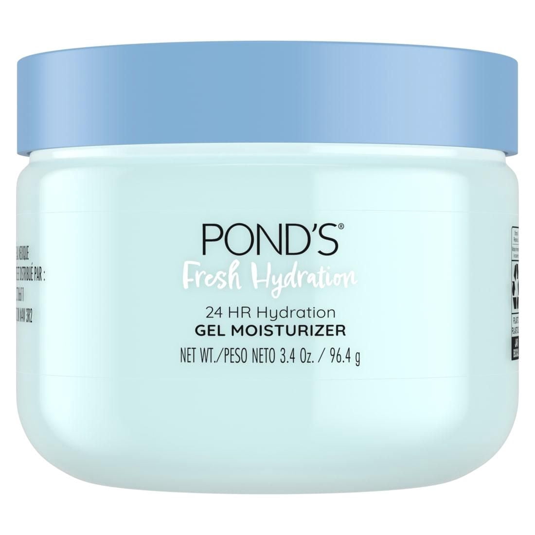 POND’S Hyaluronic Acid, Vitamin E & B3 Gel Face Moisturizer For 24 hour Hydration and Luminous Skin