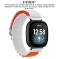 thumbnail image 3 of Stretch Woven Nylon Smart Watch Strap Replacement Accessory, For Versa 4 3 Sense 2, Multicolor, 3 of 8